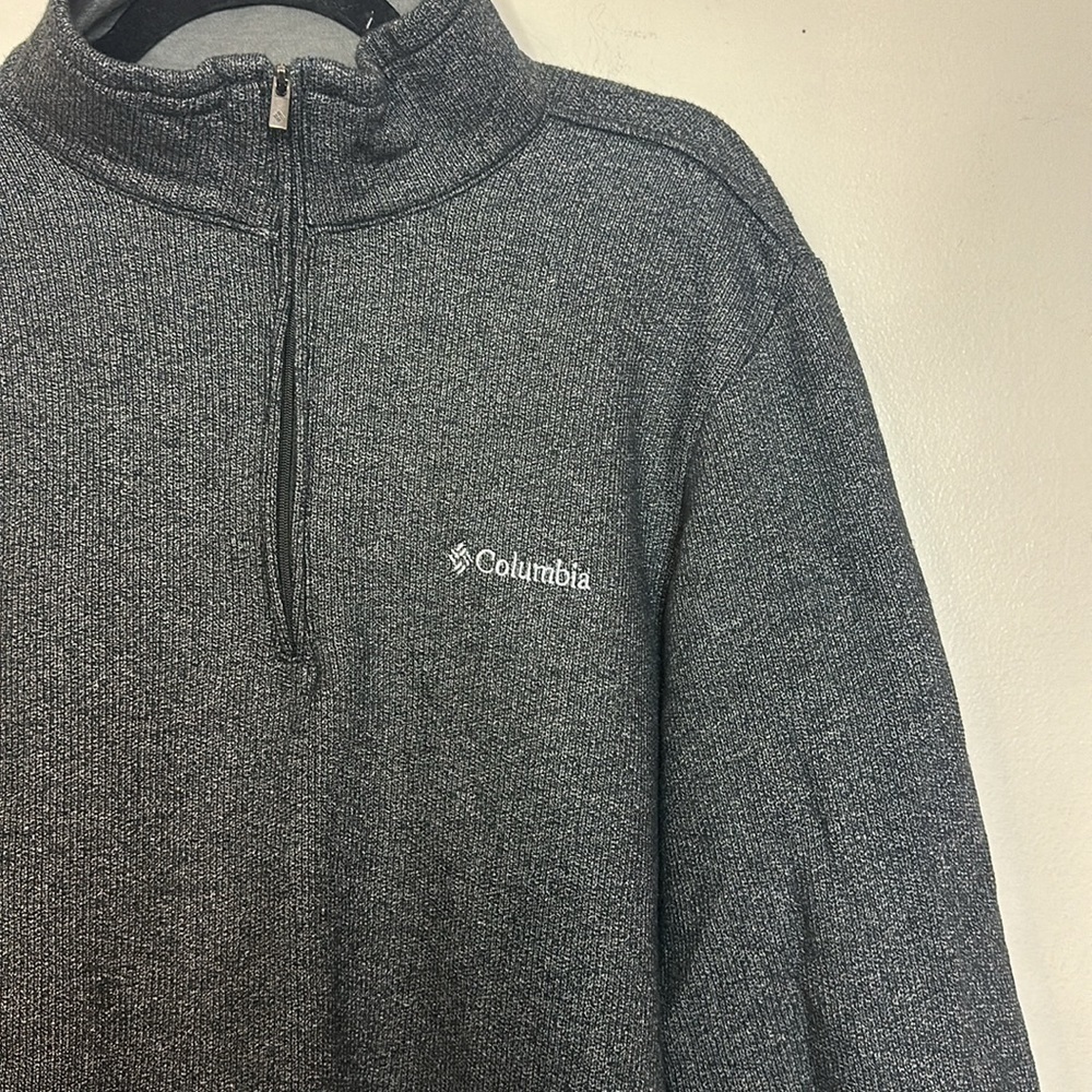 Columbia Men's Great Hart Mountain III 1/2 Zip Long Sleeve Fleece Sweater Top - Picture 6 of 10